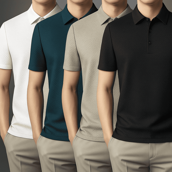 Kit Polo Essential   4 Camisas Masculinas Premium